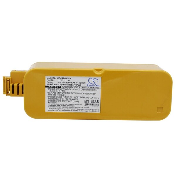 Bsc Preferred Cleanfriend M488 3000mAh Vacuum Replacement Battery CS-IRB410VX.1 - main
